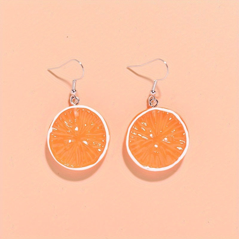 Cherry Pendant Zircon Stud Earrings for Girls