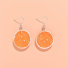 Cherry Pendant Zircon Stud Earrings for Girls