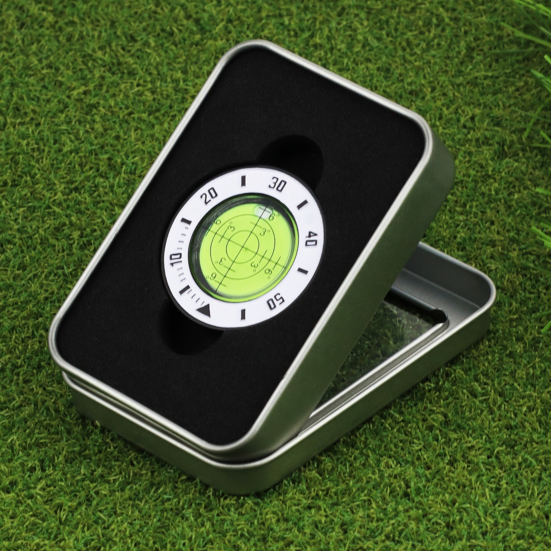Golf Ball Marker Green Slope Reader Level Meter with Magnet