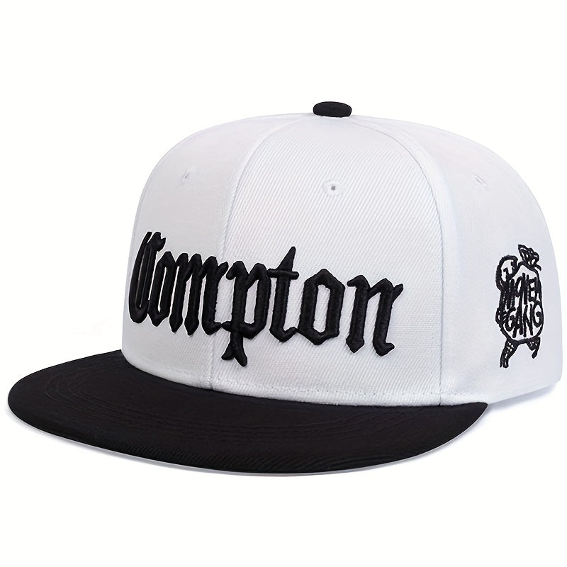 Men's COMPTON Baseball Cap Adjustable Hat for Spring Fall Summer
