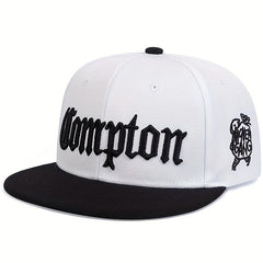 Men's COMPTON Baseball Cap Adjustable Hat for Spring Fall Summer