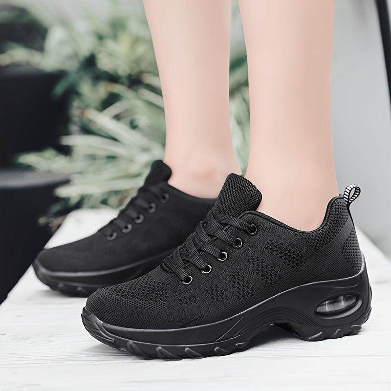Women's Air Cushion Athletic Running Shoes Comfortable Mesh Sneakers