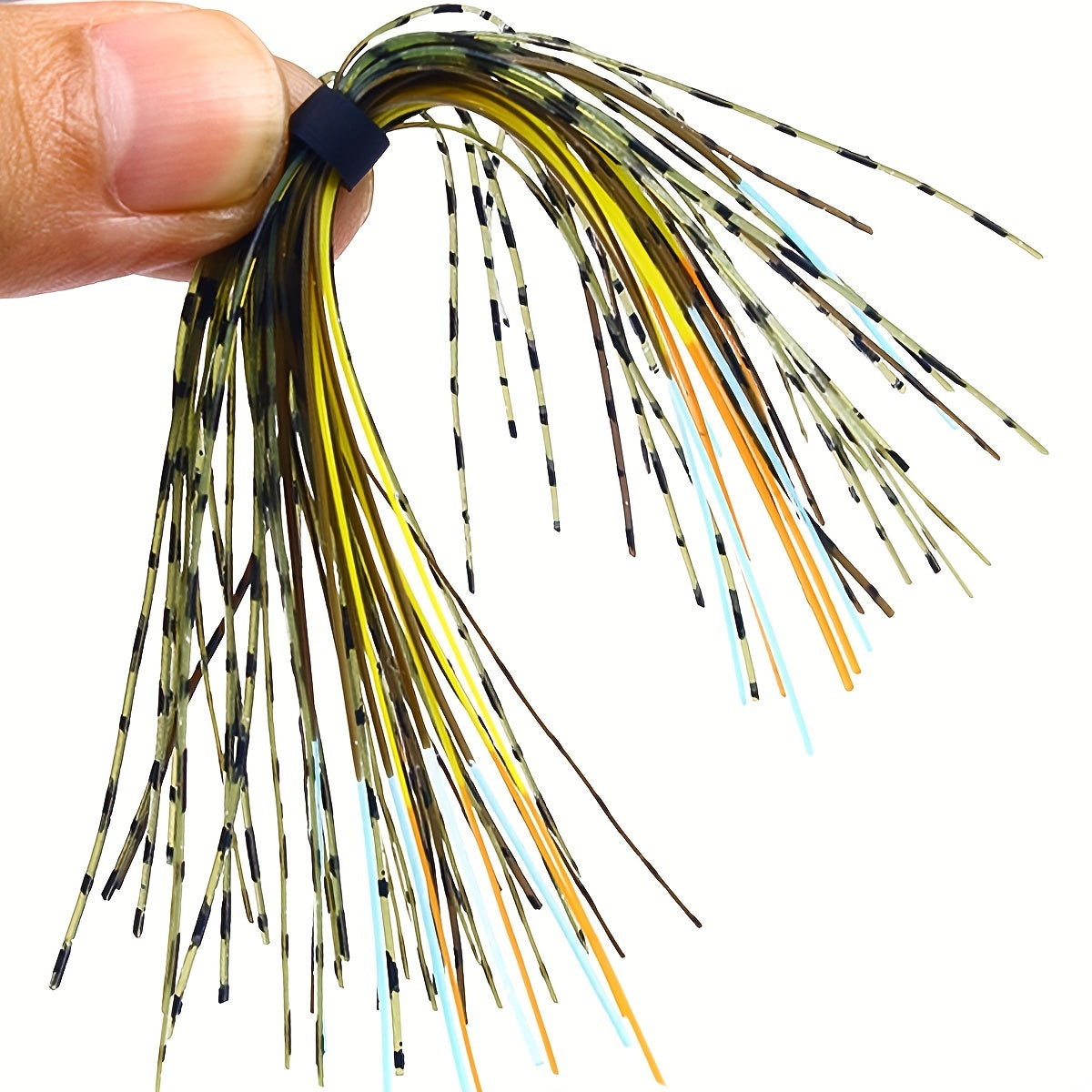 500 Silicone Fishing Line Skirts + 13 Rubber Wires for DIY Lures Bundle