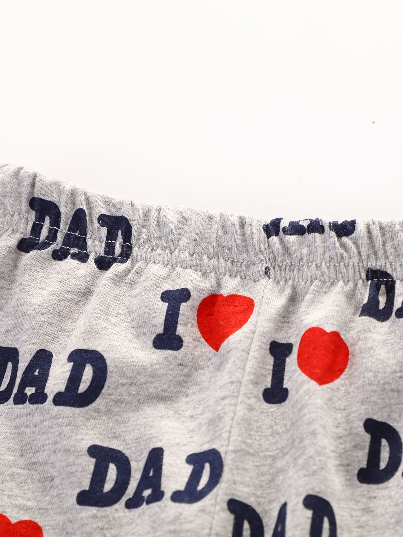 Toddler Boys Pajamas Set I Love Dad I Love Mom