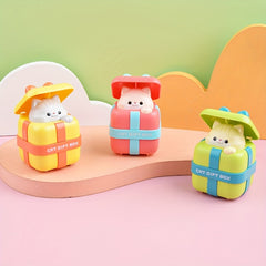 Cat Press and Glide Toy Car Stress Relief Office Decor Puzzle Toy