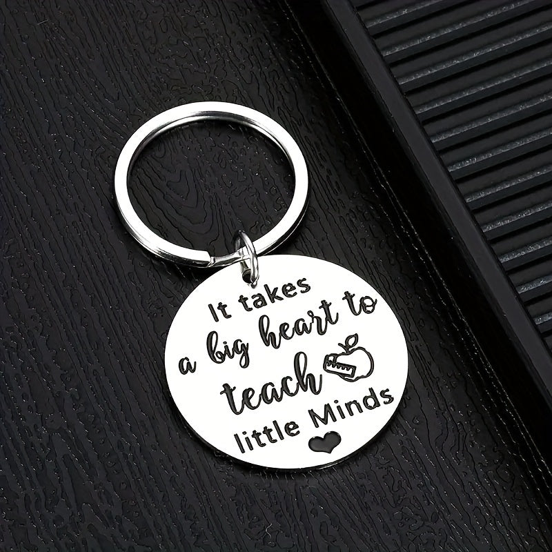 Stainless Steel Thank You Keychain For Teachers Graduation
