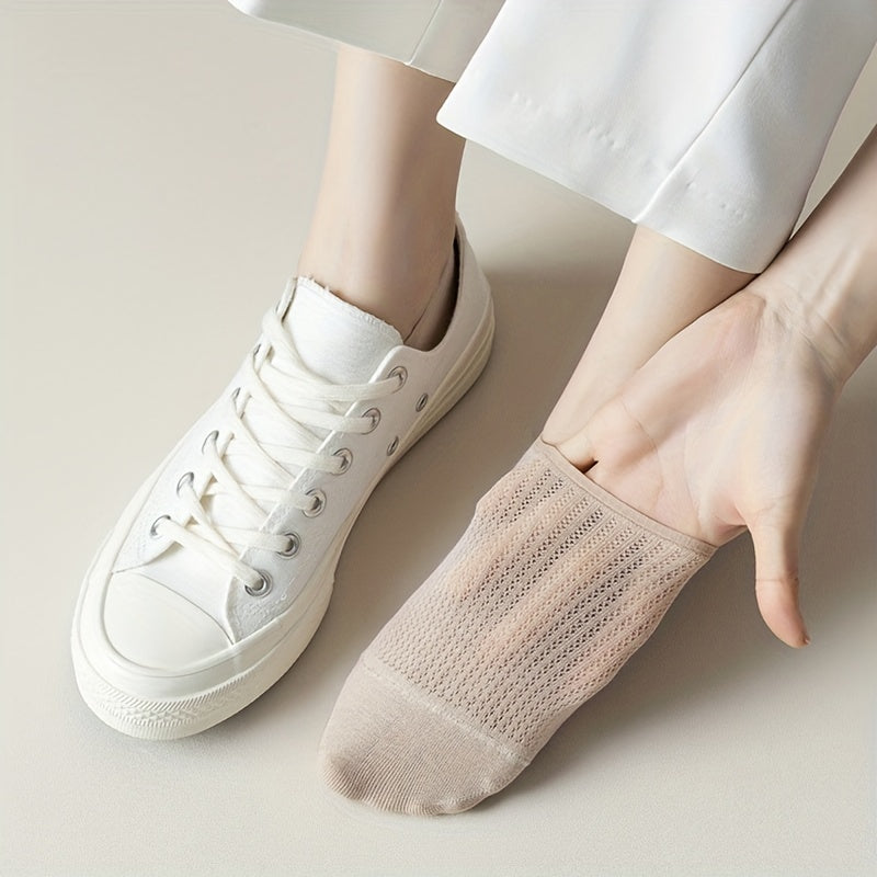 5 Pairs Women's No Show Socks Low Cut Ankle Socks