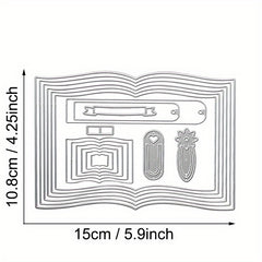 Metal Book Cutting Dies for Scrapbooking and DIY Craft