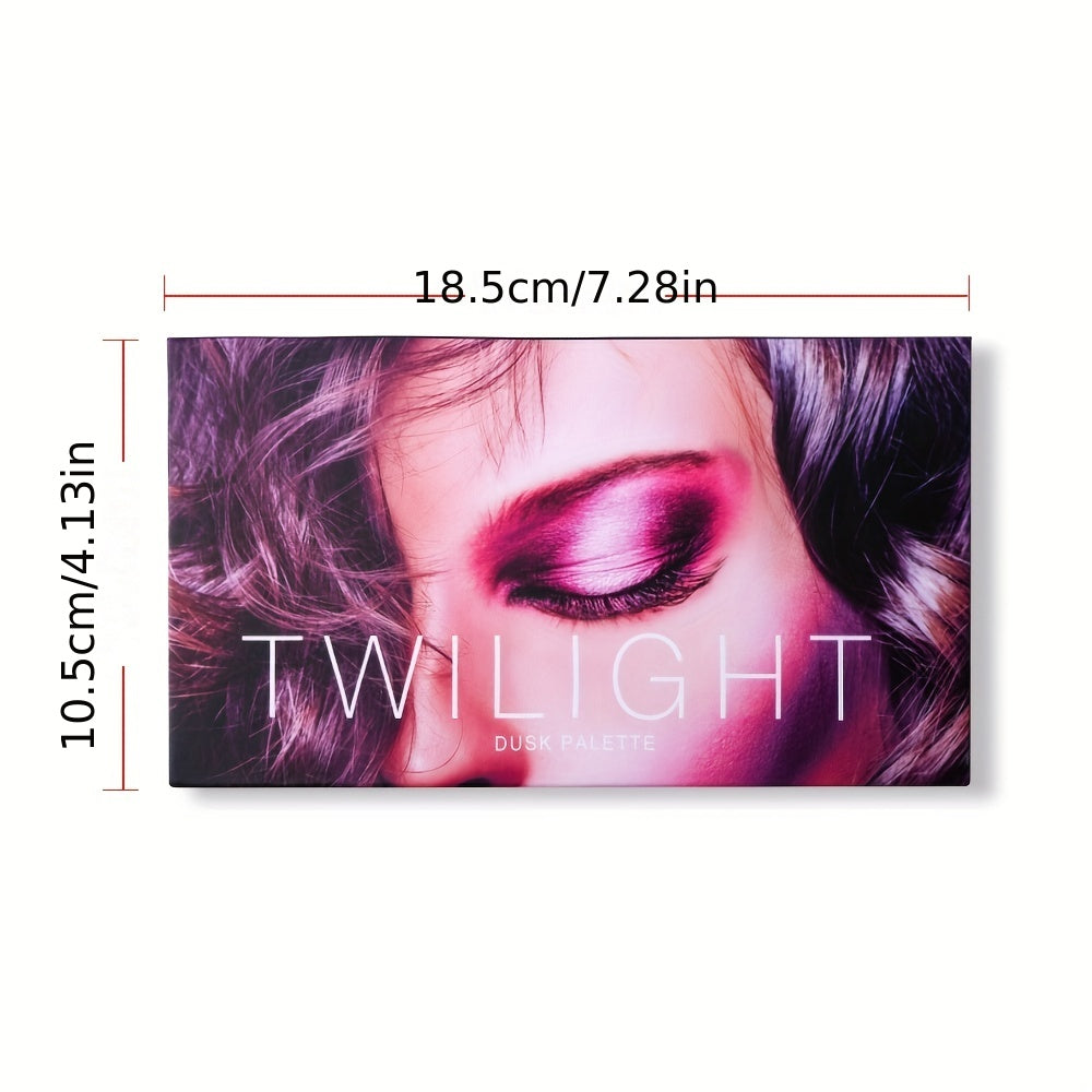 18-Color Eyeshadow Palette Matte Shimmer Metallic Glitter Blendable Long Lasting