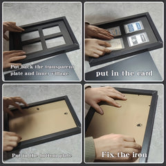 9 Card Magnetic Sports Card Holder Display Case