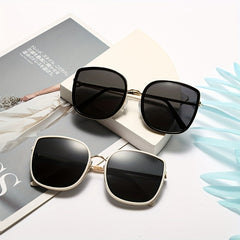 Oversized Square Frame Polarized Sunglasses UV400
