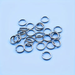100pcs Stainless Steel Open Rings For Lures Fishing Accessories