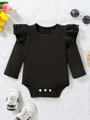Autumn Baby Triangle Romper Cotton Onesie