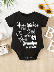 Baby Hand Picked For Earth By Great Grandpa In Heaven Onesie