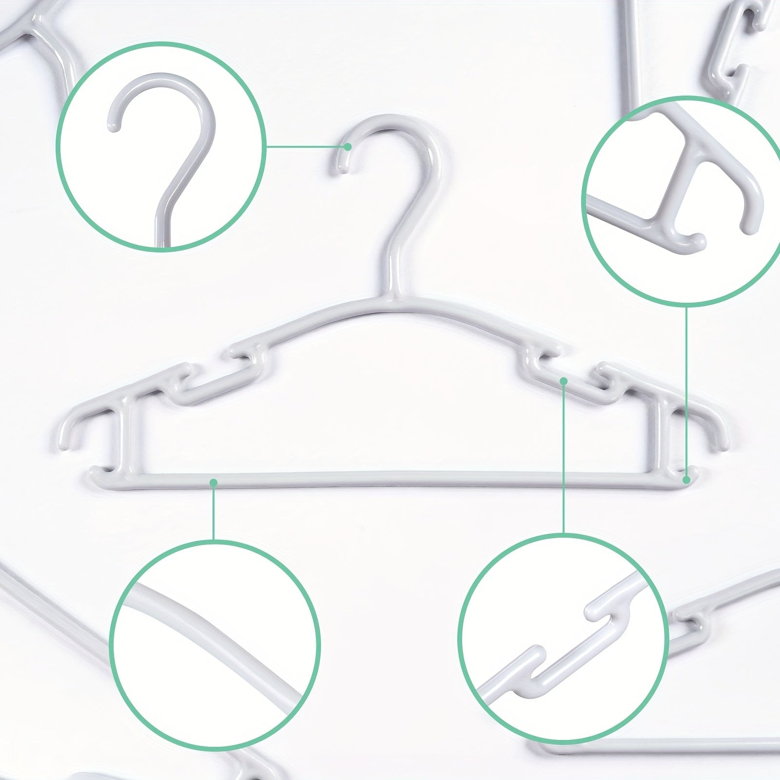 12pcs Gray Baby Hanger Infant Clothes Hangers