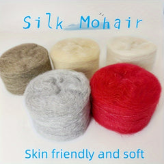 6pcs Silk Mohair Woven Hollow Shirt Soft Delicate Skin Friendly