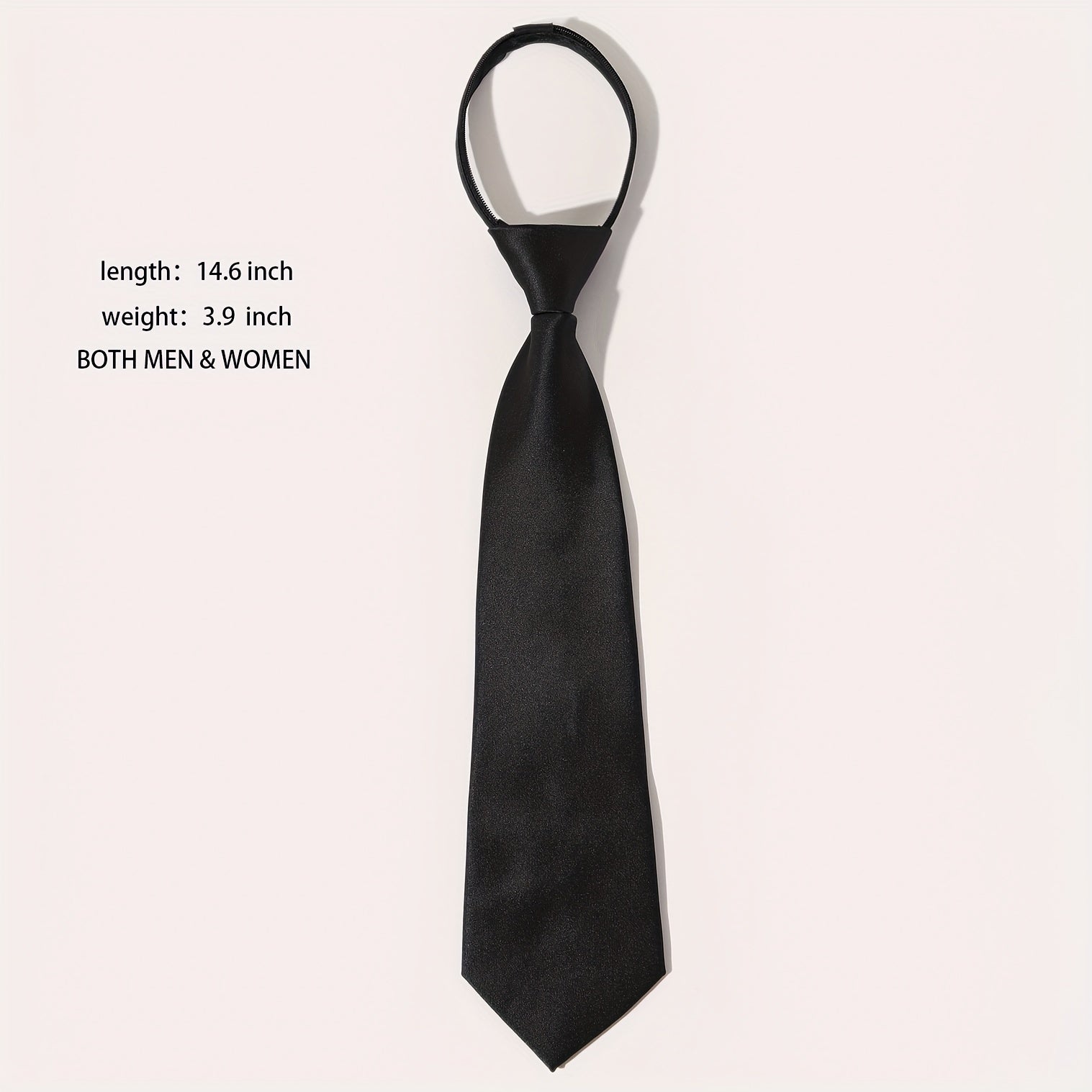 College Style Solid Casual Necktie Unisex Plain Shirt Uniform Tie