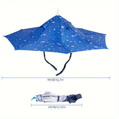 Foldable Umbrella Hat Fishing Accessories