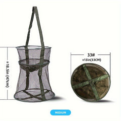 1pc Folding Fishing Net for Lobster Shrimp Crab Deep Sea Fishing Cage