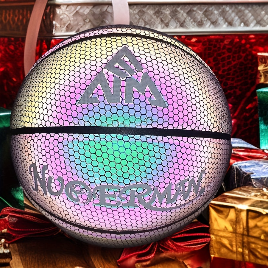 Colorful Youth Basketball No 7 PU Striped