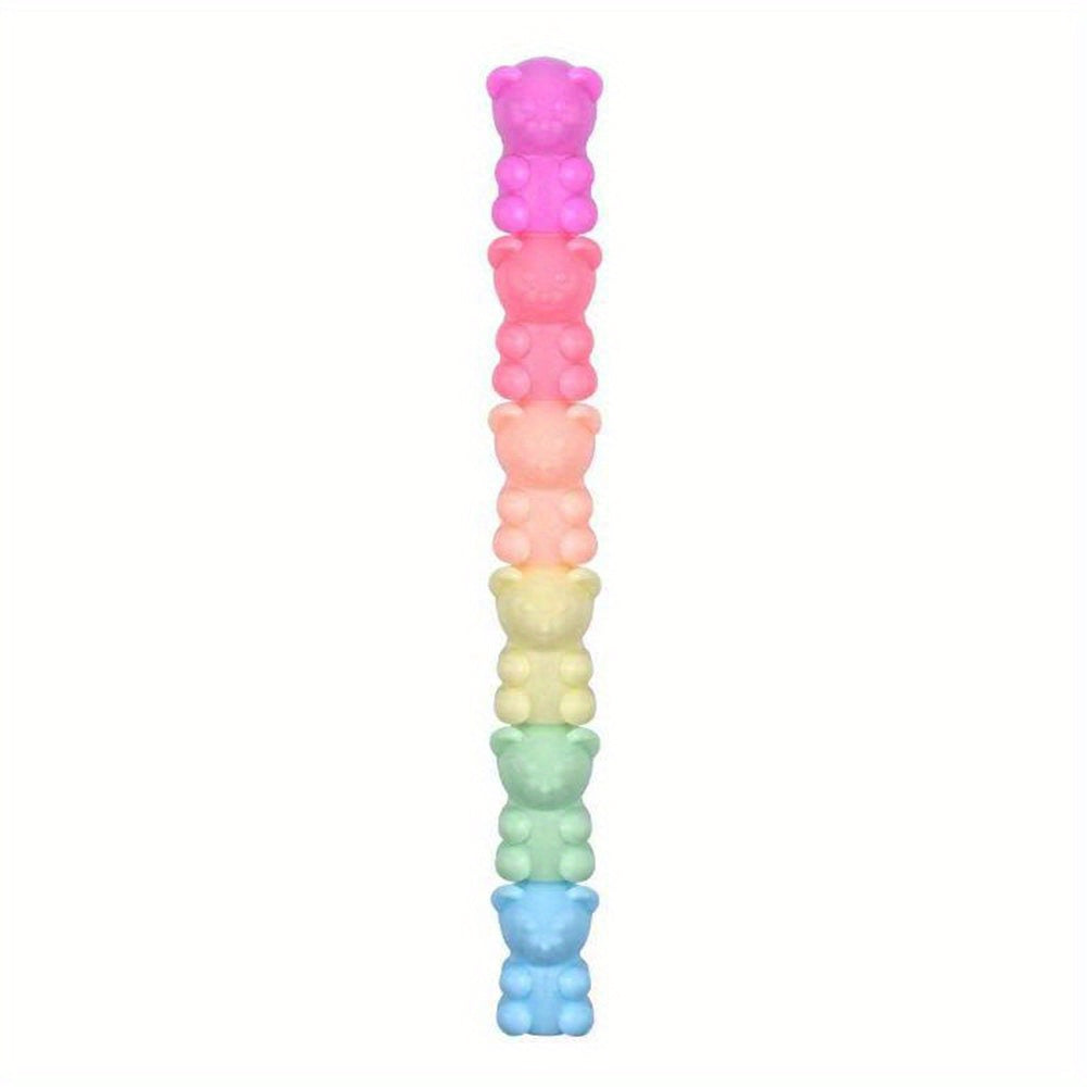 5-Color Bear Marker Pen Set for Creative Doodling & Projects