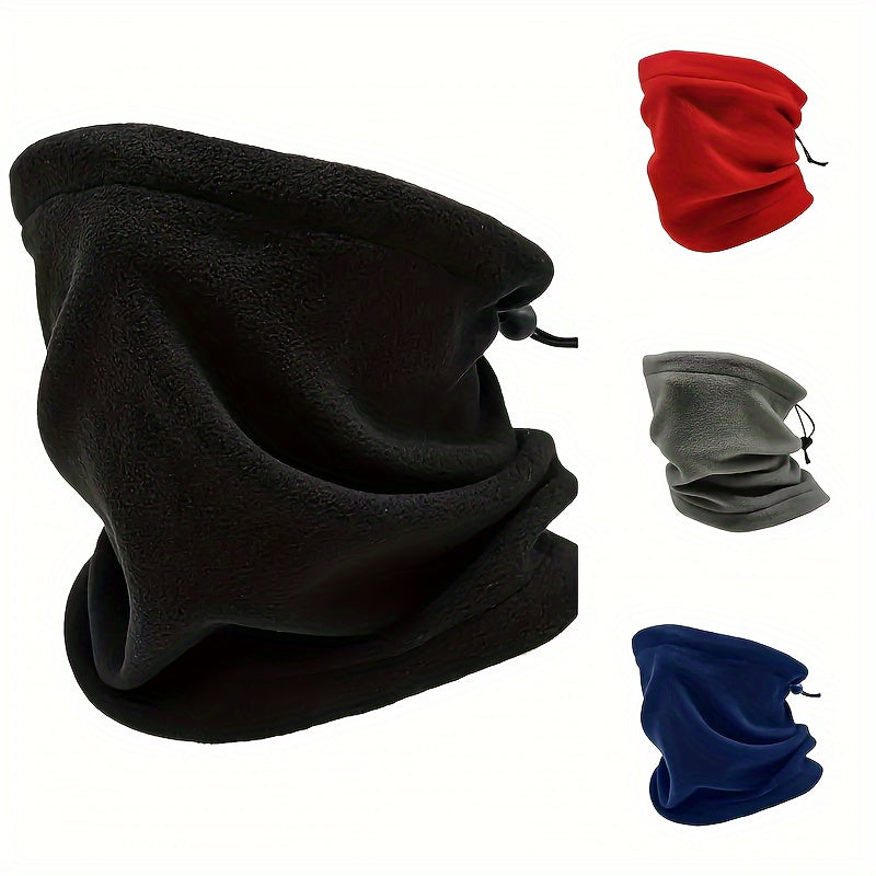 Winter Fleece Cap 3 in 1 Neck Gaiter Windproof Ski Mask