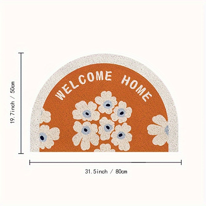 Decorative Vinyl Mesh Printed Floor Mat Anti-slip Rug