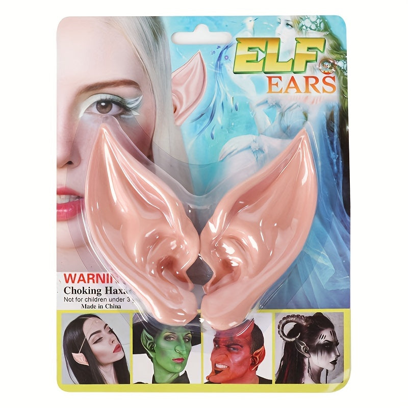 Latex Elf Ears Demon Witch Party Prom Dress Up Props