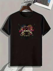 Men's Graphic Tee for Fitness Activities