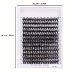 180 Pcs Mixed Lash Clusters 9 Rows DIY Eyelashes Extensions