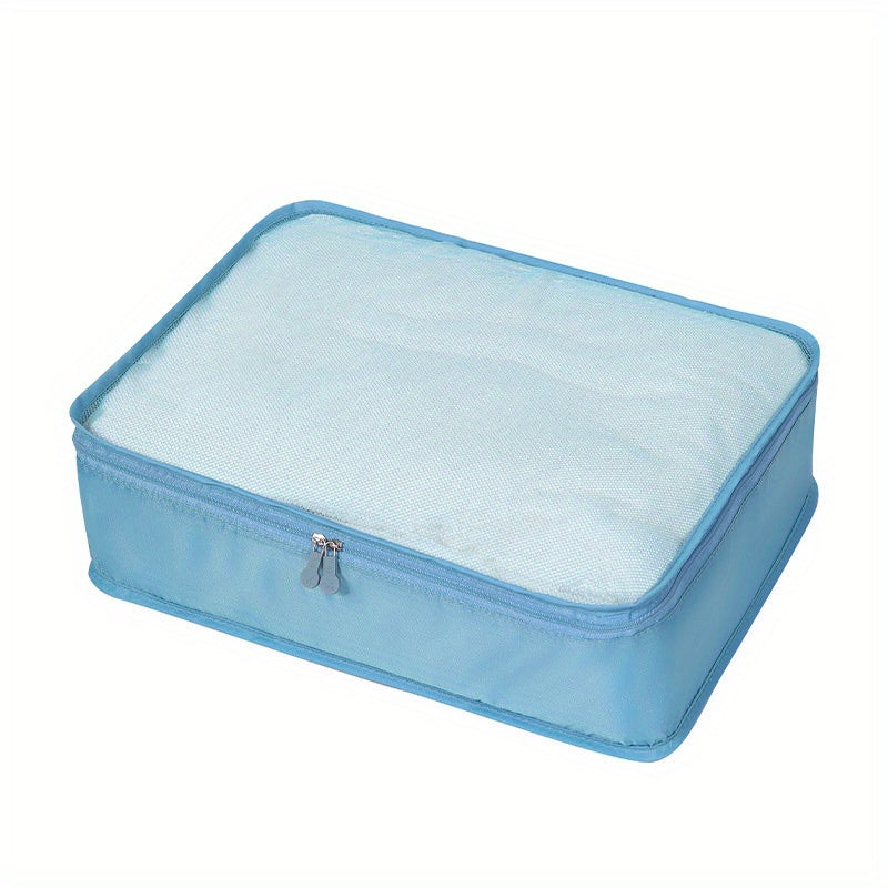 Portable Mesh Clothing Storage Bag Travel Organizer Large Capacity