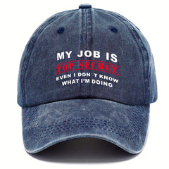 Adjustable Cotton Baseball Cap Sun Protection Hat
