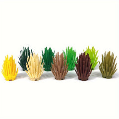 9pcs Building Block Farm Grass Shrub Plant Garden Ranch Fence Scene Play