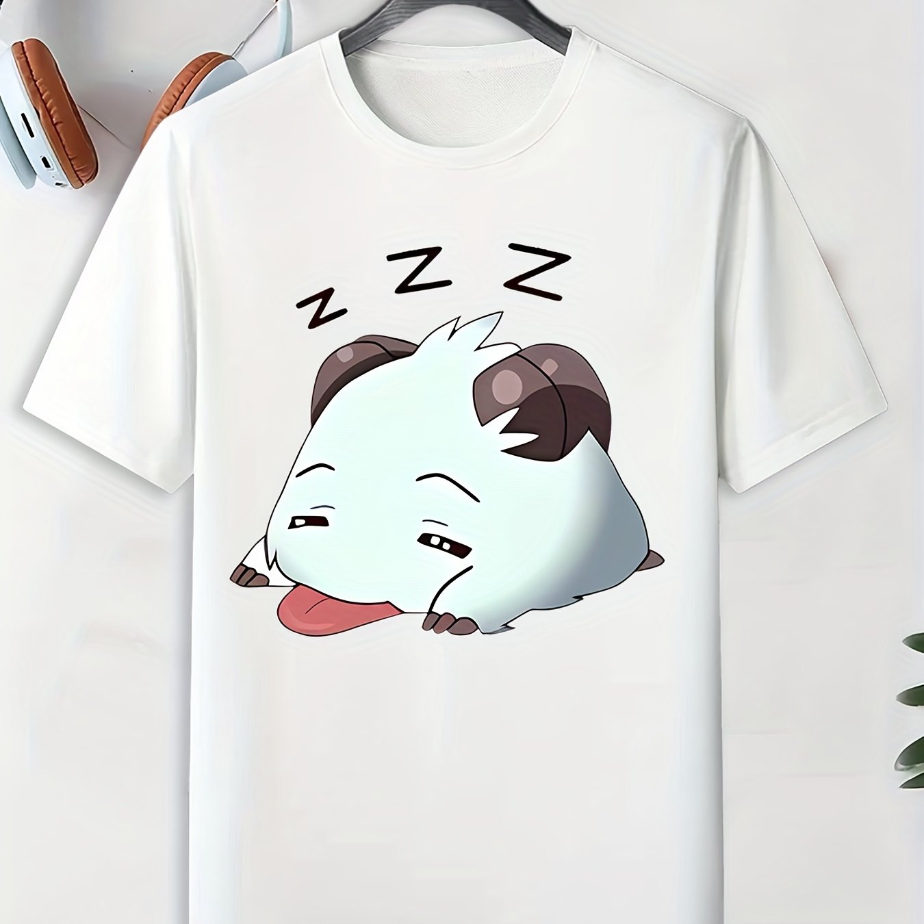 Men's Animal Pattern T shirt Active Stretch Tee