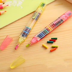 20 Colors Drawing Crayons Set Kids Coloring Graffiti Crayon
