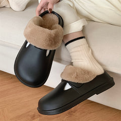 XIXITIAO Boys' Cozy Winter House Shoes Non-slip Indoor Slippers