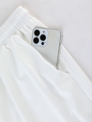 Men's Striped Print Drawstrings Shorts for Summer