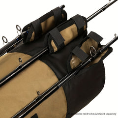 Waterproof Fishing Tackle Bag with Rod Storage, Multifunctional and Foldable