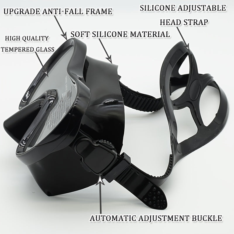 Professional Silicone Scuba Diving Mask And Breathing Tube