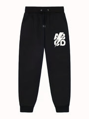 Men's Letter Print Joggers Casual Loose Fit Drawstring Pants