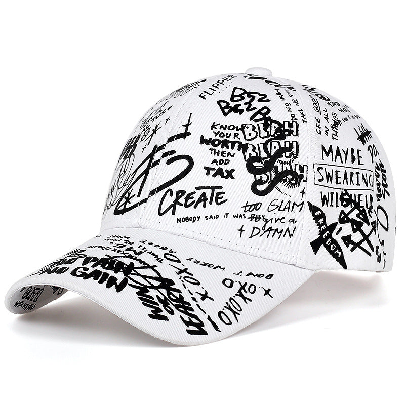 Men's Graffiti Woven Baseball Cap