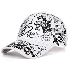Men's Graffiti Woven Baseball Cap