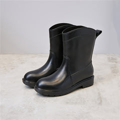 Women's Waterproof Mid Calf Rain Boots Non Slip Outdoor Footwear
