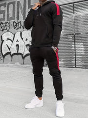 Men's Casual Hoodie and Sweatpants Set for Autumn Winter