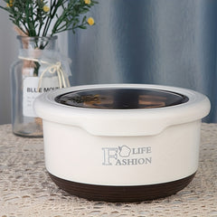 3pcs Stainless Steel Lunch Boxes Portable Sealed Fresh keeping Bowl