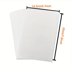 12pcs Shrink Art Paper Frosted Heat Shrink Plastic Sheets A5 Size