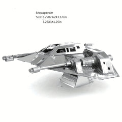DIY Metal Puzzle 3D Snowmobile Assembly Christmas Gift
