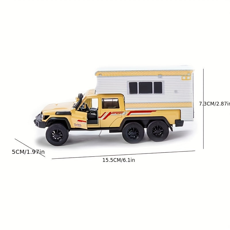 Alloy Tour Car Model Children's Toy Car Ornament Pull Back Car Model