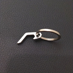 Stainless Steel Mini Bottle Opener Keychain for Camping