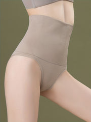 High Waist Shaping Thongs Tummy Control Slimmer Panties